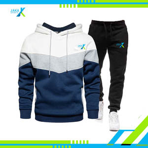 Ensemble de survêtement pour homme, automne, brodé, sweat-shirt et pantalon, deux pièces, ensemble de sport, vêtements de sport décontractés - Product Image 3