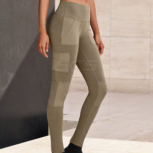 Leggings de yoga personnalisés de haute qualité pour femmes, leggings de fitness ajustés avec logo pour femmes - Product Image 6