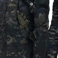 Vêtements de chasse camouflage pour hommes avec veste multipoches en tissu Soft Shell Bayer anti-UV et pantalon confortable