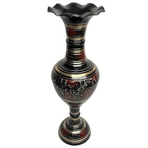 Elegance Refined Industrial the Metal Flower <b>Vase</b> for Home and Tabletop Centerpiece - Product Image 1