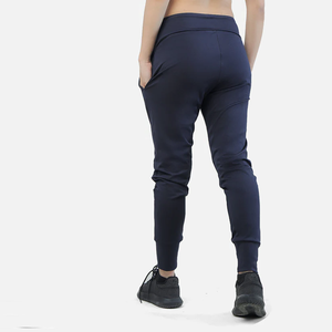 Pantalon de legging de yoga solide pour femmes de style fashion vente en gros de spandex/polyester taille haute élastique personnalisable - Product Image 6
