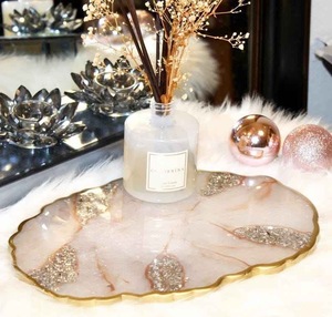 Resin Decorative <b>Tray</b> in Multiple Colors Round Shape Home Decor Resin <b>Tray</b> High Quality - Product Image 5