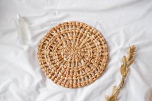 Mantel Individual bohemio redondo natural bohemio Productos ecológicos Hecho en Vietnam Decoración de mesa Mantel Individual tejido al por mayor - Product Image 5