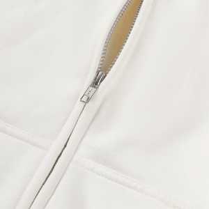 Sweat à capuche zippé oversize pour homme de haute qualité, 100% coton, automne, broderie personnalisée, streetwear, coupe ample, écologique - Product Image 3