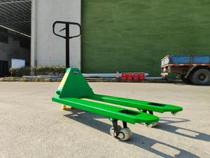 Système de grue TOP, chariot à palettes manuel à 4 roues durable, cric manuel, équipement de levage pour entrepôt, chariot élévateur à fourche haute capacité - Product Image 2