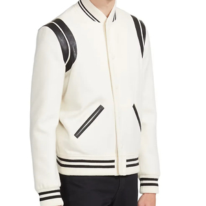 Buena calidad ligero personalizado Color de manga larga ropa elegante desgaste transpirable Varsity chaqueta para hombres - Product Image 1