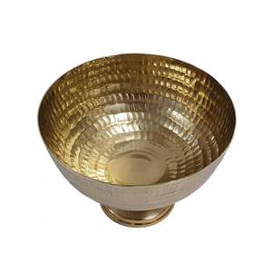 Cuenco de latón pulido con curvas hechas a mano y aspecto real, ideal para regalos formales y colecciones espirituales - Product Image 4