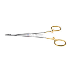SAROT Soporte de aguja de acero inoxidable de grado quirúrgico 10 ''(25cm) Mordazas rectas Bloqueo de trinquete Instrumentos médicos dentales manuales - Product Image 1