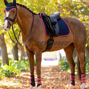 Tapis de selle de cheval anglais le plus vendu en gros tissu respirant durable couche intérieure douce conception confortable et légère - Product Image 3
