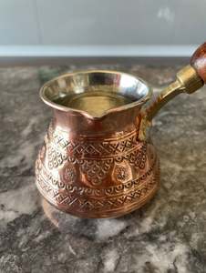 Cafetera Turca de Cobre, Diseño Clásico, Vajilla, Taza de Café, Decoración de Mesa para el Hogar, Cocina, Restaurante, Hotel, Fiesta, Hecho en India - Product Image 6