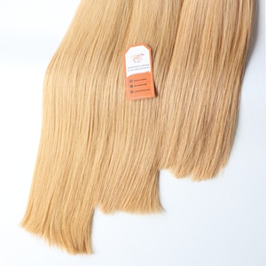Offre Spéciale vietnamien personnalisé trame droite faisceaux de cheveux couleur blonde haute qualité 100% Remy Extensions de cheveux - Product Image 6