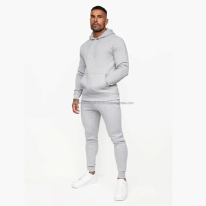 Ensemble de survêtement en laine en gros, survêtement en polaire d'hiver, jogging, survêtement pour homme, survêtement évasé pour homme, 100% coton - Product Image 3