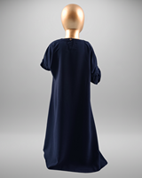 Vente en gros : Robe longue Abaya musulmane pour filles, grande taille, respirante, séchage rapide, manches longues, longueur au sol, modeste, islamique, avec hijab doux