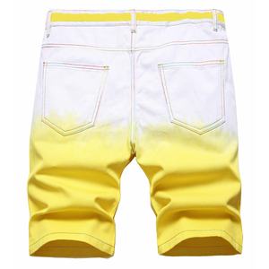 Summer Hot Shorts Jeans Hommes Streetwear Ripped Distressed Denim Hommes Jean Coton Shorts Pour Hommes Jeans Shorts - Product Image 6