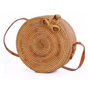Vietnam haute qualité nouveau style de mode fait à la main bambou rotin paille sacs bandoulière femmes sacs fourre-tout artisanat en vrac - Product Image 1