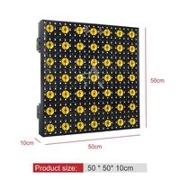 JZ49L 7x7 49pcs LED Matrice de fond Pixel Panneau Barre lumineuse stroboscopique Équipement d'éclairage de scène Club Party Wedding Stage Lights