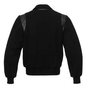 Chaqueta universitaria de lana personalizada para hombre, chaqueta con letras en blanco, chaqueta de béisbol universitaria informal al por mayor para hombre - Product Image 4