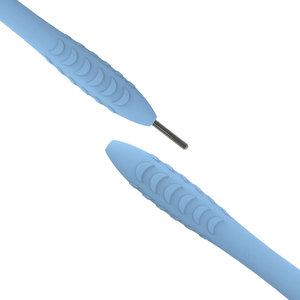 <b>Sky</b> Blue Dental <b>Mirror</b> Handle With Stainless Steel Core Manual Instrument For Examination And Diagnostic Use Made Pakistan - Product Image 3