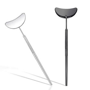 Stainless Steel EyeLash <b>Mirror</b> OEM Brand Logo Eyelash Extensions <b>Pocket</b> Cosmetic Makeup Accessory eyelash extensions <b>mirrors</b> - Product Image 2
