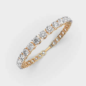 <b>20</b> Cent Evergreen Solitaire Tennis Bracelet High Quality Moissanite 925 Sterling Silver Bracelet Tennis - Product Image 1