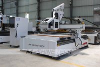 Mesin Router CNC ATC (Automatic Linear Tool Changer) dengan Meja Kerja Vakum, Motor Syntec Leadshine, Presisi Tinggi untuk Kayu, Pompa Tunggal
