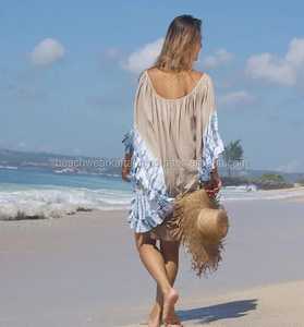 Hot Selling <b>Women</b> Strapless Dresses Tie Dye Clothing Dress Lady Party Wear Summer Bohemian <b>Cover</b> <b>up</b> Tunic - Product Image 2