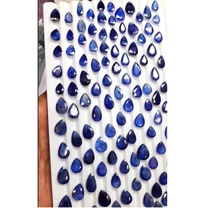 164 pièces de Bangkok bleu saphir 11mm à 20mm poire facette 555 cts lot Iroc ventes qualité saphir coupe pierre précieuse US $256 pour tous - Product Image 1
