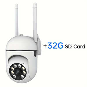 Caméra de sécurité sans fil WIFI Full HD 1080P, vision nocturne, audio bidirectionnel, imagerie couleur intégrale, stockage de données sur le cloud, IP, intérieur/extérieur - Product Image 3