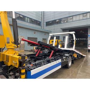 <span class=keywords><strong>Prix</strong></span> d'usine 1Suzu Camion de dépannage 4x2 8 tonnes à plateau plat avec grue de 5 tonnes à vendre - Product Image 5