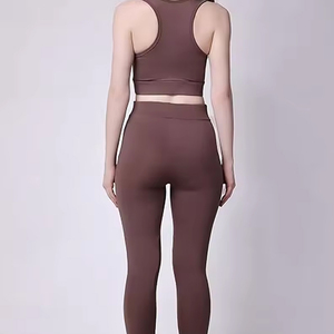 La mejor oferta de ropa deportiva para gimnasio, conjuntos de mujer, 2 piezas, mallas de entrenamiento de Yoga, sujetadores deportivos, conjunto de ropa deportiva superior al por mayor - Product Image 5