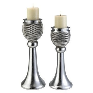 Home Decoration Metal <b>Candle</b> Holder <b>Candle</b> <b>Stand</b> for Lighting and Set Stylish Antique Finish Decorative <b>Candle</b> Jar Holder - Product Image 1