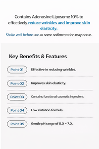 REEDFRESH Adenosine 10% Liposome Anti-Aging Anti-Wrinkle Firming Hydrating Repairing Cosmetic Ampoule Serum 10ml for <b>Face</b> & Neck - Product Image 4