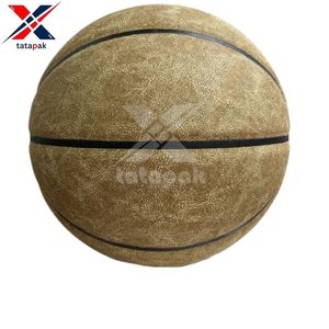 Ballon de basket professionnel de haute qualité, léger, taille 7, pour adultes, en cuir PU, couleurs personnalisées, logo, vessie en caoutchouc naturel, direct - Product Image 4