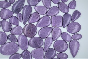 Pierre précieuse Stichtite naturelle de qualité supérieure nouveauté cabochon en vrac en pierre pour bijoux artisanat d'art et décoration pierre violette - Product Image 3