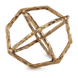 Sculpture métallique de luxe pour table, conçue pour le design d'intérieur haut de gamme et les décorations d'intérieur sophistiquées - Product Image 2