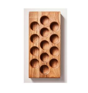 Support de stockage d'oeufs de taille personnalisée couleur marron Design moderne stockage d'oeufs avec support accessoires de cuisine - Product Image 2