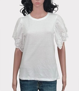 Nouveau t-shirt en coton décontracté pour femmes 2025 usage quotidien tissu doux Logo personnalisé offre abordable en gros - Product Image 2