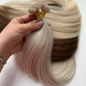 เคราตินต่อผมปลายแบนทำจากหนังรัสเซียมีสีเป็นสลาฟ - Product Image 2