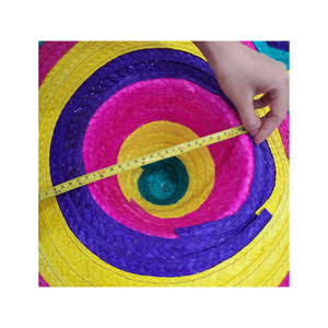 Sombrero เม็กซิโกหมวกคาวบอยหญ้าทะเลสําหรับผู้ใหญ่แฟชั่นสําหรับชายและหญิงฟางจํานวนมากการออกแบบ OEM ทําด้วยมือที่กําหนดเอง - Product Image 1