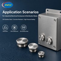Bouchon d'étanchéité rond en acier inoxydable M12 M14 M16 M18 à filetage métrique, étanche, pour obturateur métallique