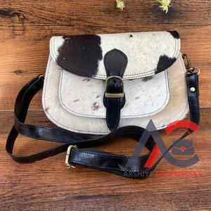 กระเป๋าถือหนังวัวแท้มาใหม่สำหรับผู้หญิงกระเป๋าหนังวัวแท้ดีไซน์ใหม่กระเป๋าสลิงลำลองสไตล์ตะวันตกกระเป๋าหนังแท้ - Product Image 1