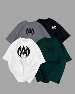 Camisetas de algodón 100% de alta calidad, serigrafía, diseño de cuello redondo, tela tejida ligera 230 GSM - Product Image 3