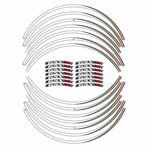 Bộ dán vành bánh xe 17 inch Suzuki GSXS <span class=keywords><strong>750</strong></span>-1000 Phụ kiện bánh xe mô tô và ATV tương thích - Product Image 1