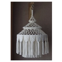 Décoration murale en macramé bohème, élégance rustique, durable, couleur personnalisable, coton, décoration d'anniversaire, décoration de la maison