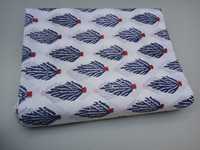 Tissu voile 100% coton pur, magnifique imprimé à la main, motif Dabu, léger, fait à la main en Inde, 5 yards, style africain, uniformes