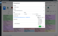Versión empresarial Sistema de software de programación y reserva de citas compatible con Linux y Mac OS en stock