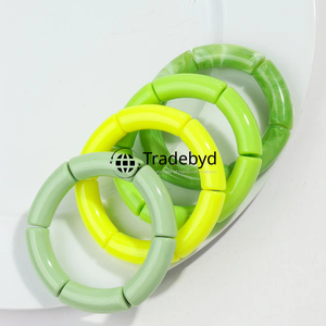 Brazaletes de resina únicos para mujer, el mejor regalo hecho a mano, joyería de Tradebyd - Product Image 1