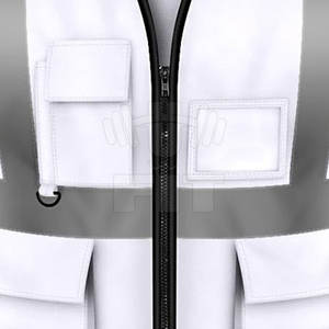 Chaleco de seguridad para trabajadores de alta calidad, chaqueta de malla de poliéster a prueba de agua con Flash LED, logotipo personalizable, ropa reflectante - Product Image 6