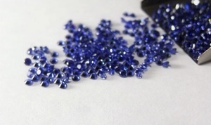 Tanzanita 100% Natural, Corte Brillante Redondo, Calidad A A A, Piedras Sueltas, Piedras Preciosas CZ, 4x4 MM, Piedra Preciosa de Primera Calidad para Joyería. - Product Image 5