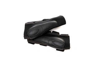 Botas de cepillado de neopreno para protección de piernas de seguridad para caballos, equipo de equitación ecuestre transpirable, envoltura equina veterinaria - Product Image 2